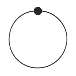 Ferm LIVING Ferm Handdoekhanger Zwart