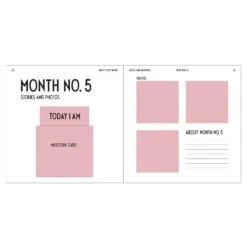 Design Letters My First Year Book 16 Design Letters My First Year Book -Woondecoratie 26532 02 04 5800217c25