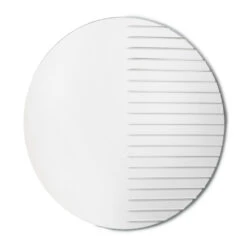 Warm Nordic Masquerade Round Spiegel