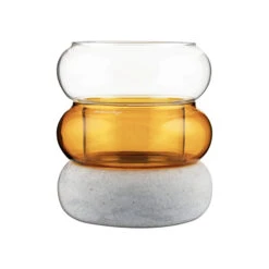 Muurla Bagel Vaas/waxinelichtjeshouder 12 Cm